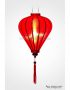 Lampion Traditionnel en Soie Rouge de la ville de Hoi An au Vietnam, Lanterne Asiatique en Tissu, Bambou et Bois. Article vendu par la Boutique Art-saigon.com