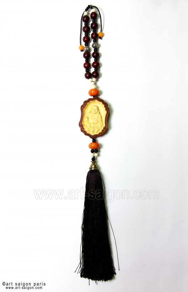 Nœud Chinois - Pendentif Bouddha Rieur (H40cm) (Réf. 7D-8161) – Image 2