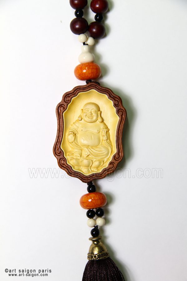 Nœud Chinois - Pendentif Bouddha Rieur (H40cm) (Réf. 7D-8161) – Image 3