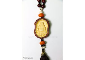 Nœud Chinois - Pendentif Bouddha Rieur