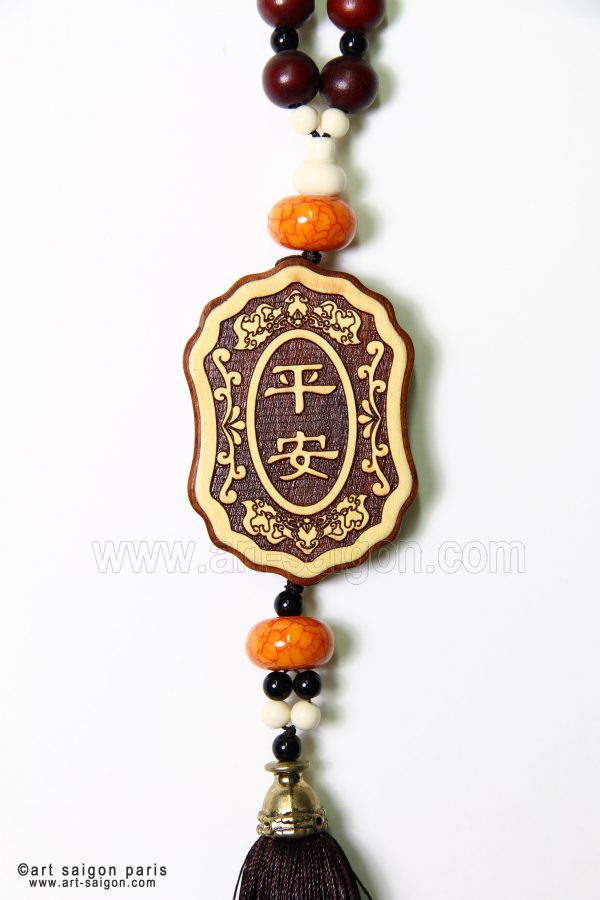 Nœud Chinois - Pendentif Bouddha Rieur (H40cm) (Réf. 7D-8161) – Image 4