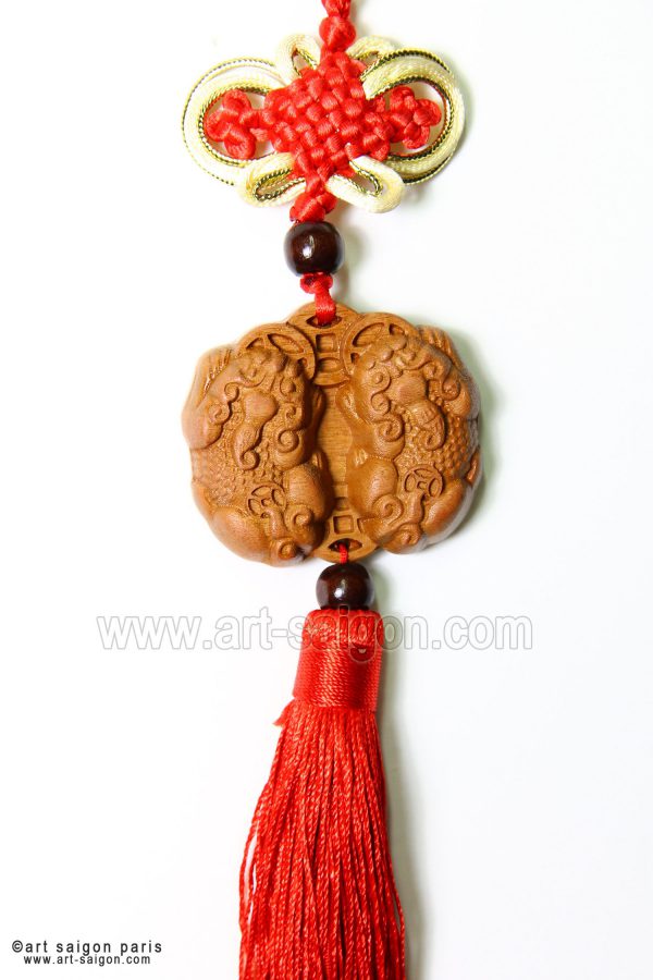 Nœuds rouge Chinois Pi Xiu (H35cm) (réf. 7D-8176) – Image 3