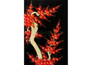 Fleur de Prunier - Fond Noir (réf. 7D-8519)