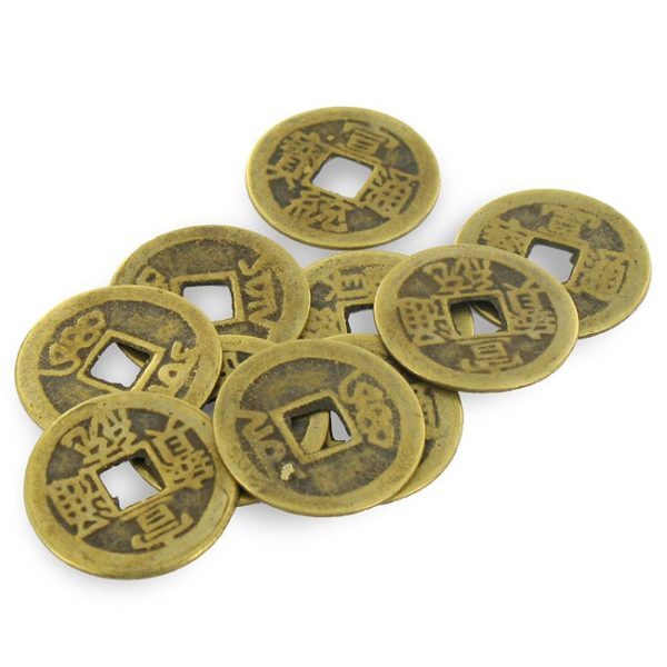 Pièces chinoises - Sapèque en cuivre - Feng Shui (Réf. 7D-8012) – Image 4