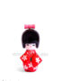 kokeshi poupée japonaise japon bois decoration asiatique art-saigon rouge