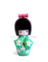 kokeshi poupée japonaise japon bois decoration asiatique art-saigon vert