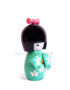 kokeshi poupée japonaise japon bois decoration asiatique art-saigon vert