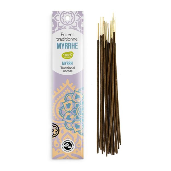 Encens Traditionnel Indien MYRRHE 20 bâtonnets (Réf. EI13) – Image 3