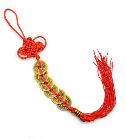 Nœud rouge chinois 5 pièces Porte-Bonheur - Art Saigon - Feng Shui