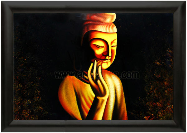 tableau en bois laque artisanat vietnam art-saigon bouddha