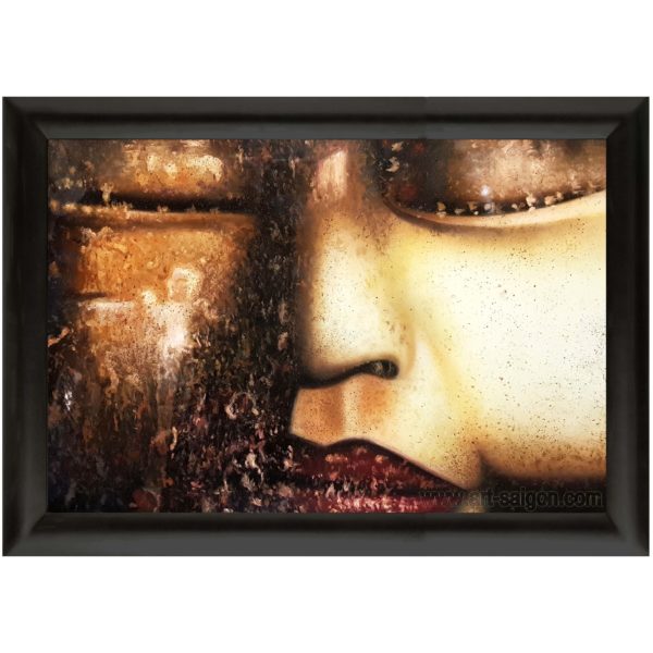 tableau en bois laque artisanat vietnam art-saigon bouddha