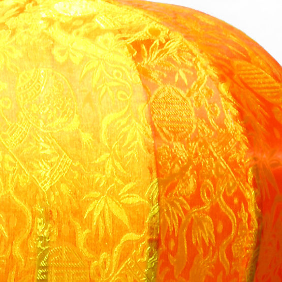 lampion lanterne orange soie bambou hoi an vietnam asiatique art-saigon