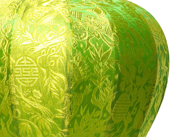 lampion lanterne vert soie bambou hoi an vietnam asiatique art-saigon