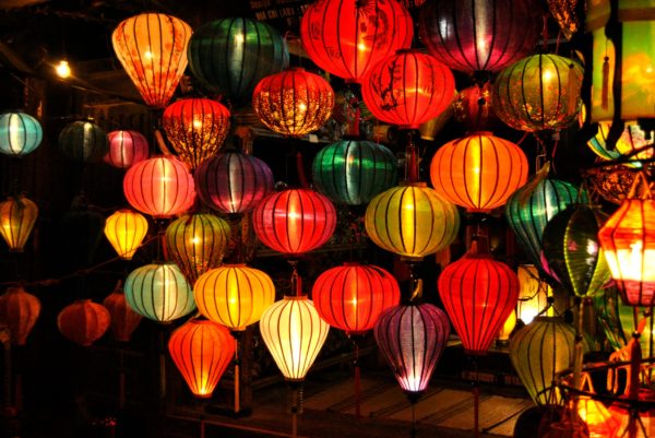 Lampion en Soie Mauve T - Ø39cm - Lanterne Tissu Asiatique (réf. T25-M) – Image 13
