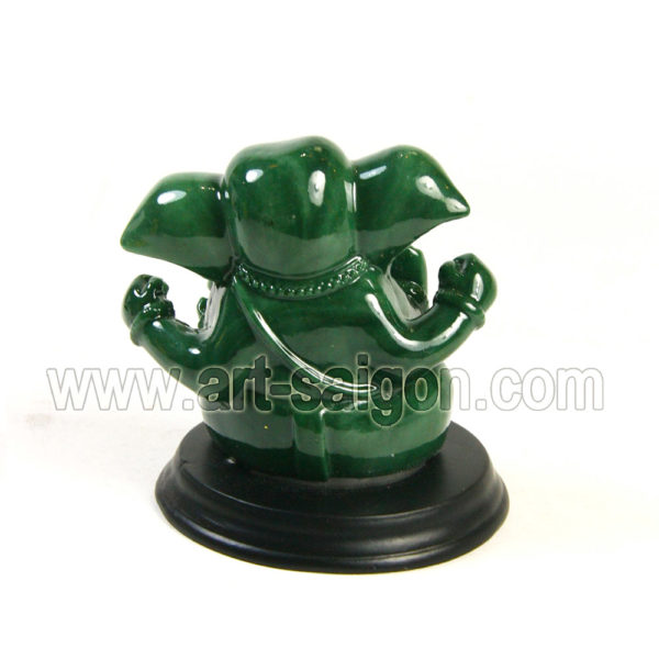 Ganesh vert (H6cm) (réf. GK6652B) – Image 3