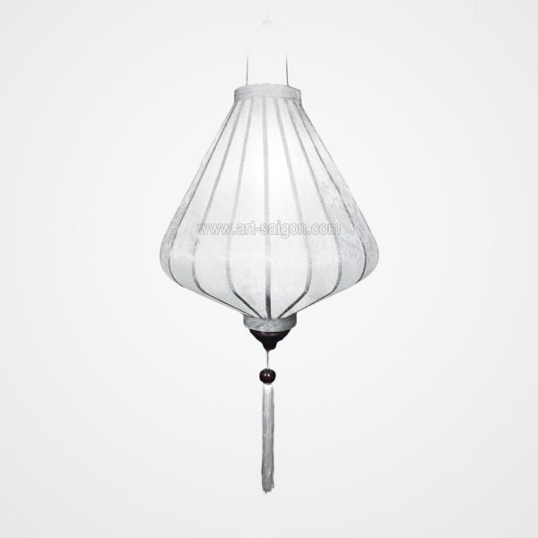 lampion lanterne blanc soie bambou hoi an vietnam asiatique art-saigon