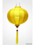 Lampion Traditionnel en Soie Jaune de la ville de Hoi An au Vietnam, Lanterne Asiatique en Tissu, Bambou et Bois |Décoration et Artisanat d'Asie - Article vendu par la Boutique Art-saigon.com