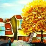 tableau en bois laque artisanat vietnam art-saigon