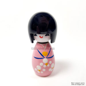 kokeshi poupée japonaise bois magnet frigo japon art-saigon