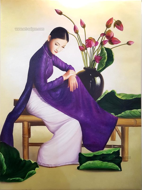 art saigon peinture huile toile vietnam