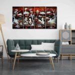 tableau en bois laque artisanat vietnam art-saigon