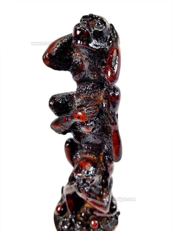 3 Singes de la sagesse (H17cm) (réf. S11-180237) – Image 2
