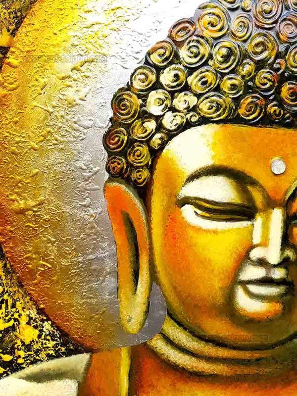 tableau en bois laqué bouddha gautama artisanat du vietnam par art saigon