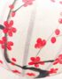 Lampion en Tissu de Lin de la ville de Hoi An au Vietnam peint à la main. Motif Fleur de Cerisier. Lanterne Asiatique en Tissu, Bambou et Bois. Article vendu par la Boutique Art-saigon.com