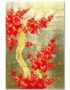 Tableau en Bois Laqué et Coquille d'Œuf, Motif Fleurs de Cerisier. Décoration et Artisanat du Vietnam. Article vendu par la Boutique Art-saigon.com
