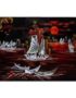 Tableau en Bois Laqué et Nacre, Motif La Baie de Ha Long. Décoration et Artisanat du Vietnam. Article vendu par la Boutique Art-saigon.com
