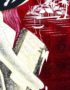 Tableau en Bois Laqué Rouge Brillant et Coquille d'Œuf, Motif Étudiante Vietnamienne. Décoration et Artisanat du Vietnam. Article vendu par la Boutique Art-saigon.com