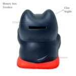 Maneki Neko, Fabriqué au Japon. Chat Porte Bonheur Japonais, Couleur Noir | Décoration et Artisanat Asiatique - Article vendu par la Boutique Art-Saigon.com