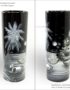Vase en Bois Laqué Peint, Fabriqué à la main. Pot de Fleur, Motif Campagne du Vietnam | Décoration et Artisanat Asiatique - Article vendu par la Boutique Art-Saigon.com