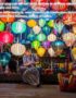 Atelier fabrication de Lampion Asiatique de la ville de Hoi An au Vietnam, Lanterne Traditionnel en Tissu, Bambou et Bois | Décoration et Artisanat Asiatique - Article vendu par la Boutique Art-saigon.com