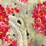 Tableau en Bois Laqué Doré, Fabriqué à la main, Motif Fleur de Cerisier. Peinture et Panneau Murale du Vietnam. Décoration et Artisanat Asiatique | Article vendu par la Boutique Art-Saigon.com