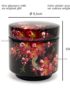 Boîte en Bois Laqué Noir, Motif Fleur de Cerisier, Fabriqué à la main | Décoration et Artisanat Asiatique - Article vendu par la Boutique Art-Saigon.com