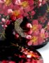 Boîte en Bois Laqué Noir, Motif Fleur de Cerisier, Fabriqué à la main | Décoration et Artisanat Asiatique - Article vendu par la Boutique Art-Saigon.com