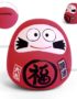 Daruma Rouge, Statuette Tirelire Porte Bonheur Japonais, Fabriqué au Japon | Décoration et Artisanat Asiatique - Article vendu par la Boutique Art-Saigon.com