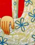 Tableau en Bois Laqué Rouge, Fabriqué à la main, Femme Vietnamienne. Peinture et Panneau Murale du Vietnam. Décoration et Artisanat Asiatique | Article vendu par la Boutique Art-Saigon.com