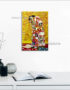Tableau en Bois Laqué, Fabriqué à la main, L'accomplissement de Gustav Klimt. Peinture et Panneau Murale du Vietnam. Décoration et Artisanat Asiatique | Article vendu par la Boutique Art-Saigon.com