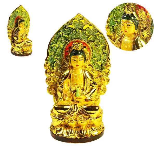 Statuette du Bouddha Guan Yin, Déesse de la Compassion | Décoration et Artisanat Asiatique - Article vendu par la Boutique Art-Saigon.com