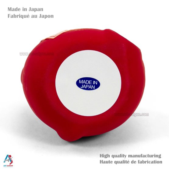Maneki Neko Rouge, Fabriqué au Japon. Chat Porte Bonheur Japonais | Décoration et Artisanat Asiatique - Article vendu par la Boutique Art-Saigon.com