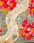 Tableau en Bois Laqué Doré, Fabriqué à la main, Motif Fleur de Cerisier. Peinture et Panneau Murale du Vietnam. Décoration et Artisanat Asiatique | Article vendu par la Boutique Art-Saigon.com