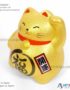 Maneki Neko Doré, Tirelire, Fabriqué au Japon. Lucky Cat, Chat Porte Bonheur Japonais | Décoration et Artisanat Asiatique - Article vendu par la Boutique Art-Saigon.com