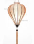 Lampion Asiatique en Soie Champagne Rosé de la ville de Hoi An au Vietnam, Lanterne Traditionnel en Tissu, Bambou et Bois | Décoration et Artisanat Asiatique - Article vendu par la Boutique Art-saigon.com