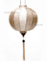 Lampion Asiatique en Soie Champagne Rosé de la ville de Hoi An au Vietnam, Lanterne Traditionnel en Tissu, Bambou et Bois | Décoration et Artisanat Asiatique - Article vendu par la Boutique Art-saigon.com
