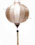 Lampion Asiatique en Soie Champagne Rosé de la ville de Hoi An au Vietnam, Lanterne Traditionnel en Tissu, Bambou et Bois | Décoration et Artisanat Asiatique - Article vendu par la Boutique Art-saigon.com