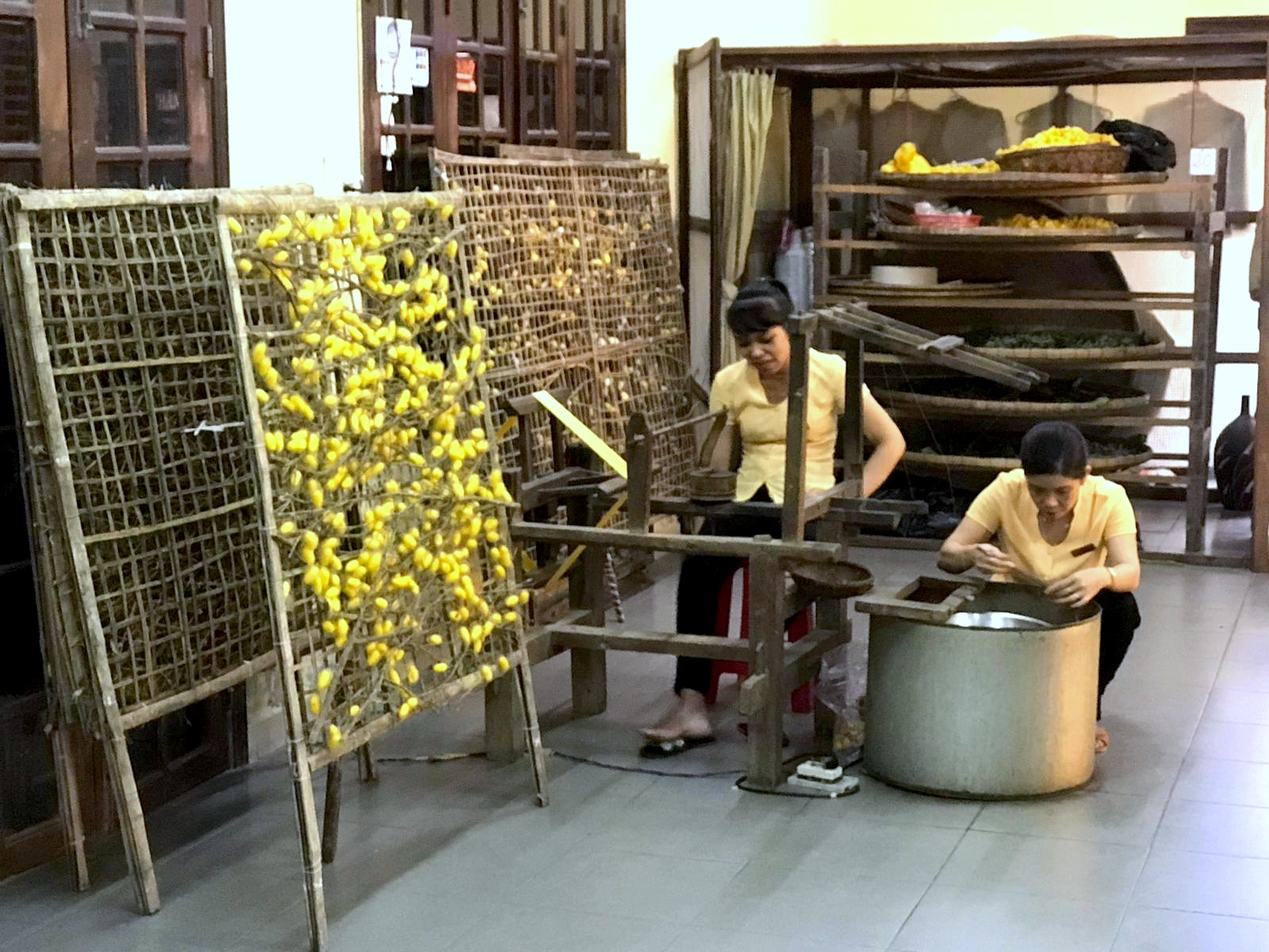Procédure de fabriquer la soie Van Phuc
