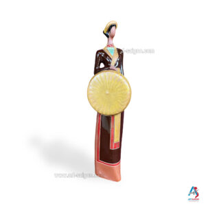 Statuette en terre cuite - Artisanat du Vietnam (H20cm)(réf. A1-3-S)