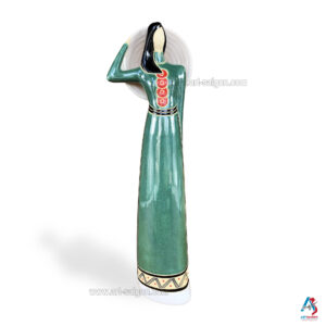 Statuette en terre cuite - Artisanat du Vietnam (H30cm)(réf. A9-1-M-AC)